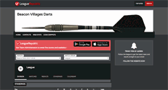 Desktop Screenshot of beacondarts.leaguerepublic.com