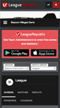 Mobile Screenshot of beacondarts.leaguerepublic.com
