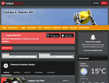 Tablet Screenshot of cdafl.leaguerepublic.com