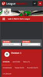 Mobile Screenshot of leekdarts.leaguerepublic.com