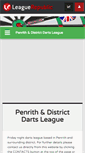 Mobile Screenshot of penrithdarts.leaguerepublic.com