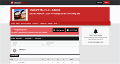 Desktop Screenshot of 1066petanque.leaguerepublic.com