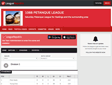 Tablet Screenshot of 1066petanque.leaguerepublic.com