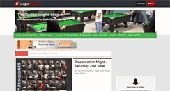 Desktop Screenshot of clactonsinglesleague.leaguerepublic.com