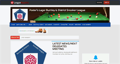 Desktop Screenshot of burnleysnooker.leaguerepublic.com