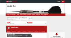 Desktop Screenshot of gawberdarts.leaguerepublic.com
