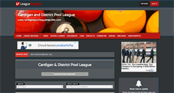 Desktop Screenshot of cardiganpool.leaguerepublic.com