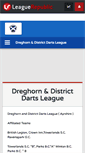 Mobile Screenshot of dreghorndistrictdartsleague.leaguerepublic.com