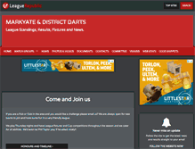 Tablet Screenshot of markyatedarts.leaguerepublic.com