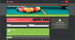 Desktop Screenshot of leek9ball.leaguerepublic.com