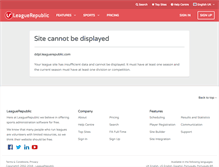 Tablet Screenshot of ddpl.leaguerepublic.com