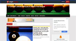 Desktop Screenshot of newquaypoolleague.leaguerepublic.com