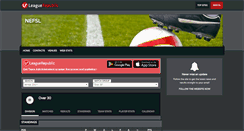 Desktop Screenshot of nefsl.leaguerepublic.com