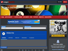 Tablet Screenshot of elginanddistrictpoolleague.leaguerepublic.com
