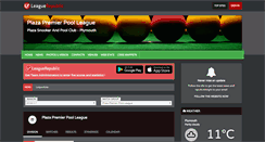 Desktop Screenshot of plazapremierpoolleague.leaguerepublic.com