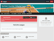Tablet Screenshot of ncva.leaguerepublic.com