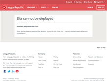 Tablet Screenshot of aberdeen.leaguerepublic.com