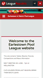 Mobile Screenshot of earlestownpooleague.leaguerepublic.com