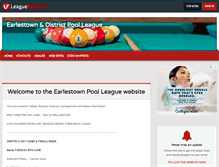 Tablet Screenshot of earlestownpooleague.leaguerepublic.com