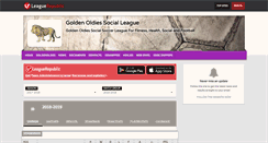 Desktop Screenshot of goldenoldies.leaguerepublic.com