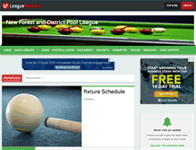 Tablet Screenshot of nfdpl.leaguerepublic.com