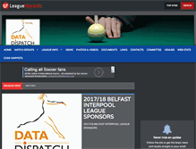 Tablet Screenshot of interpoolleague.leaguerepublic.com