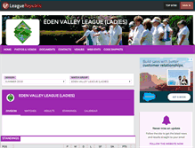 Tablet Screenshot of edenvalleyladies.leaguerepublic.com