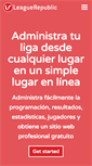 Mobile Screenshot of es.leaguerepublic.com