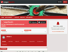 Tablet Screenshot of hornseasummerdarts.leaguerepublic.com