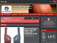 Tablet Screenshot of paisleysuperleague.leaguerepublic.com